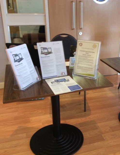 At LHAC Connected Care 2016 talking to people about a pilot for a device that connects people with their carers both socially &amp; medically.