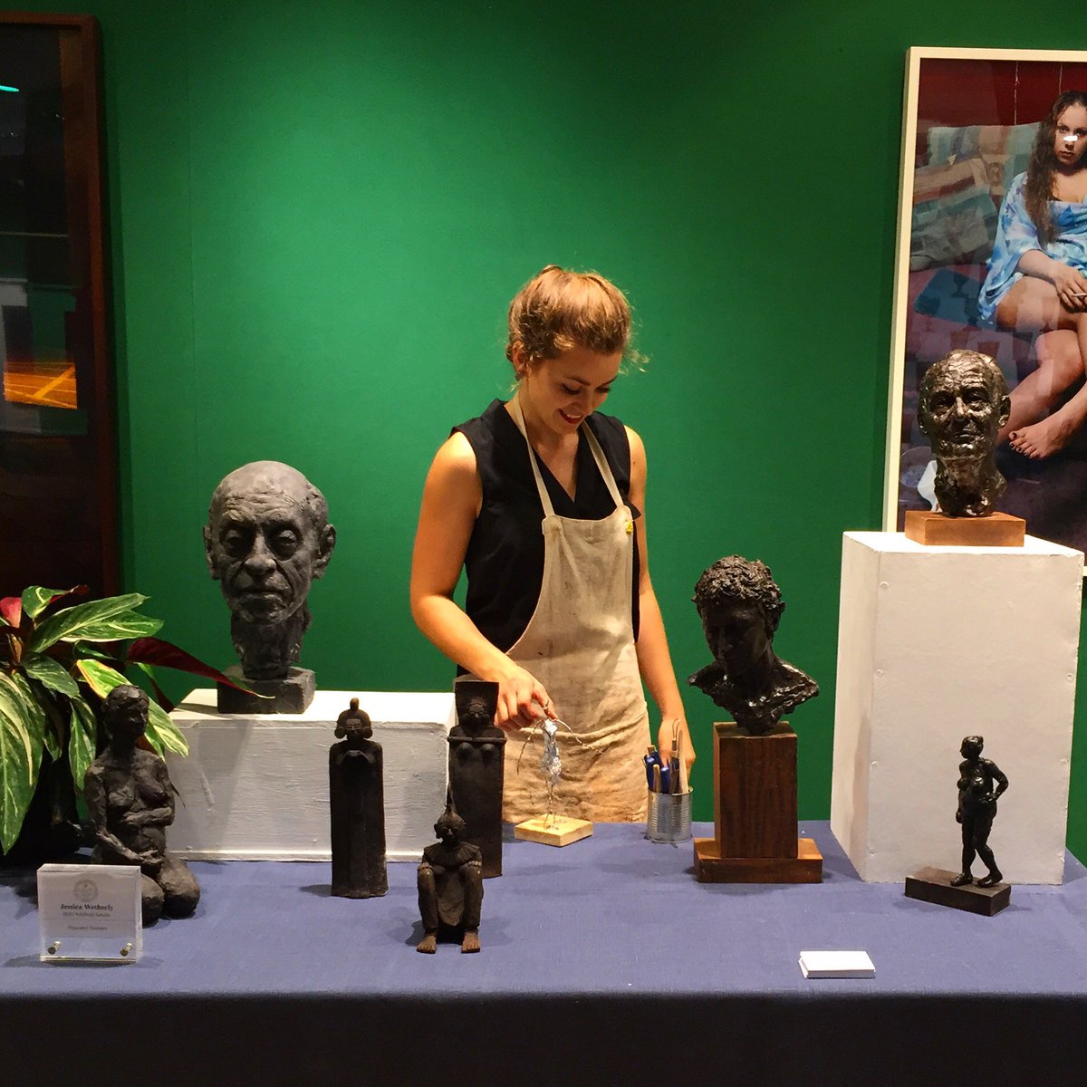 jessicawetherly's tweet photo. Demonstrating @ChristiesInc with @QESTcraft #craftmeetsart https://t.co/EUhXpHK2n5