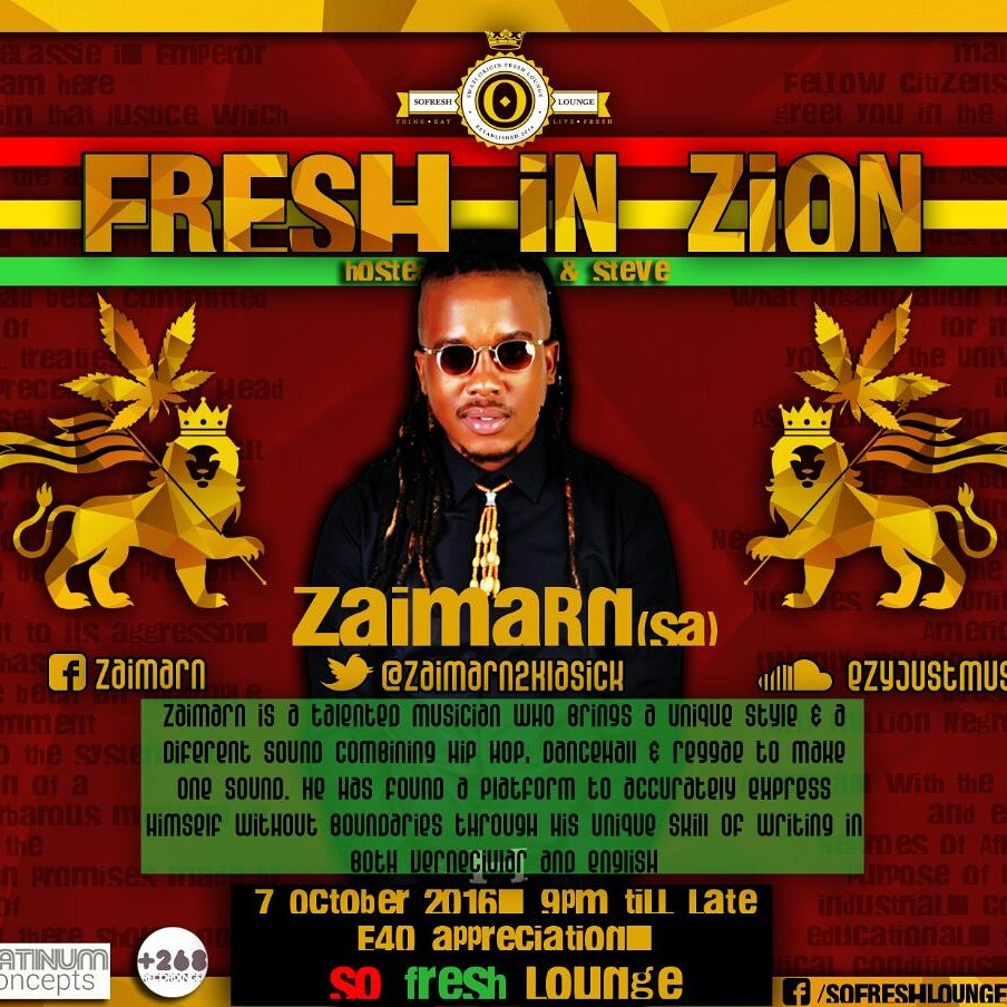 Know more about Zaimarn! Catch him perform live <a href="/sofreshlounge/">Sofresh Lounge</a> this Friday the 7th October YesAy