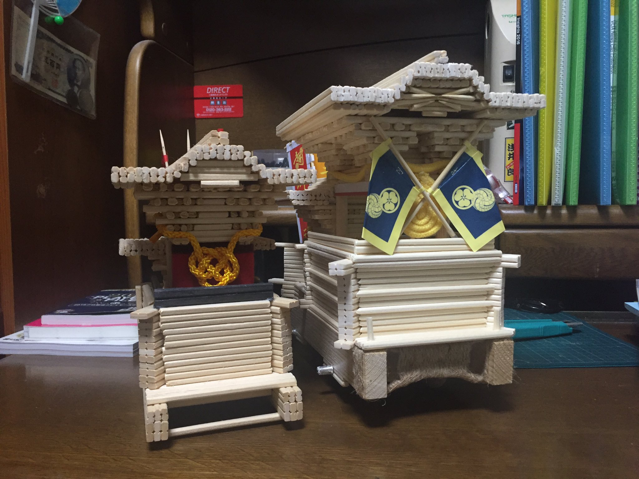 割り箸だんじり