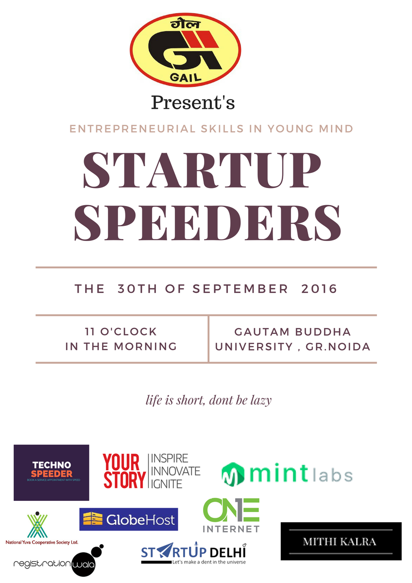 startupspeeders's tweet photo. #startup #6thoct2016 #techstory #globalhost #yourstory #technospeeder #oneinternet #registerationwala #gail #bwaccelerate #delhistartups https://t.co/39Tpi9CUzQ