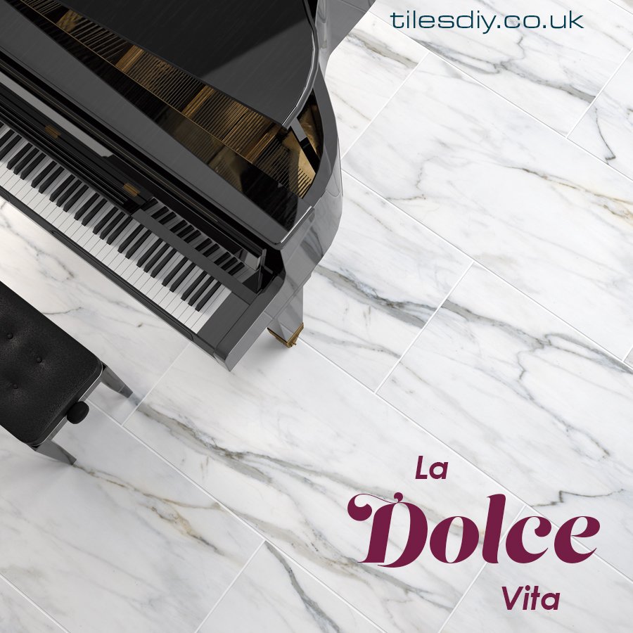 The grandeur of stately #Italian #marble with the benefit of top grade #porcelain #stoneware. #DIY #Architecture #kitchen #bathroom #design