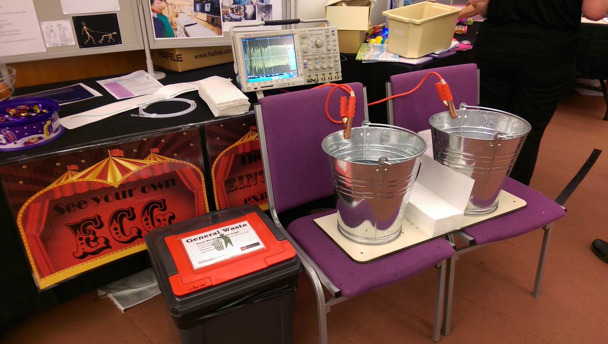 ClaireAgnewRN's tweet photo. See you own ECG at the #UHLN&amp;MConf2016 - dare to put your hands in the buckets !!! https://t.co/vWgheDReo1