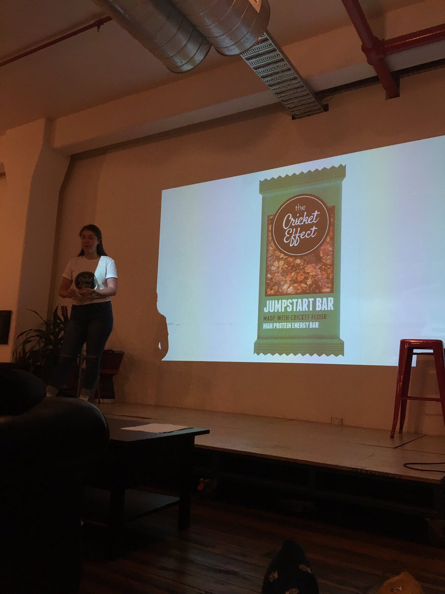 Yum yum... <a href="/CricketEffect/">The Cricket Effect</a> is making me hungry for a sustainable and tasty JUMPstart bar, complete with protein rich cricket flour!