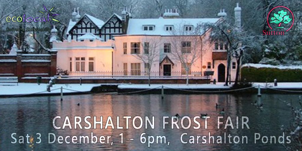 LoveCarshalton's tweet photo. #Carshalton Frost Fair Sat 3 December, 1 - 6pm! @HoneywoodMuseum @CarshaltonMums https://t.co/tpX3fx3JMS
