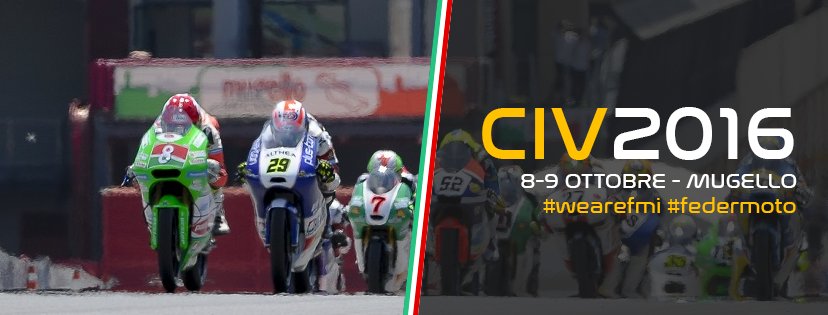 federmoto's tweet photo. Pronti per il Gran Finale? Il #CIV2016 vi aspetta al @MugelloCircuit per gli ultimi due round della stagione! #CIVLive #WeAreFMi #Federmoto https://t.co/N6jtUGeVBl