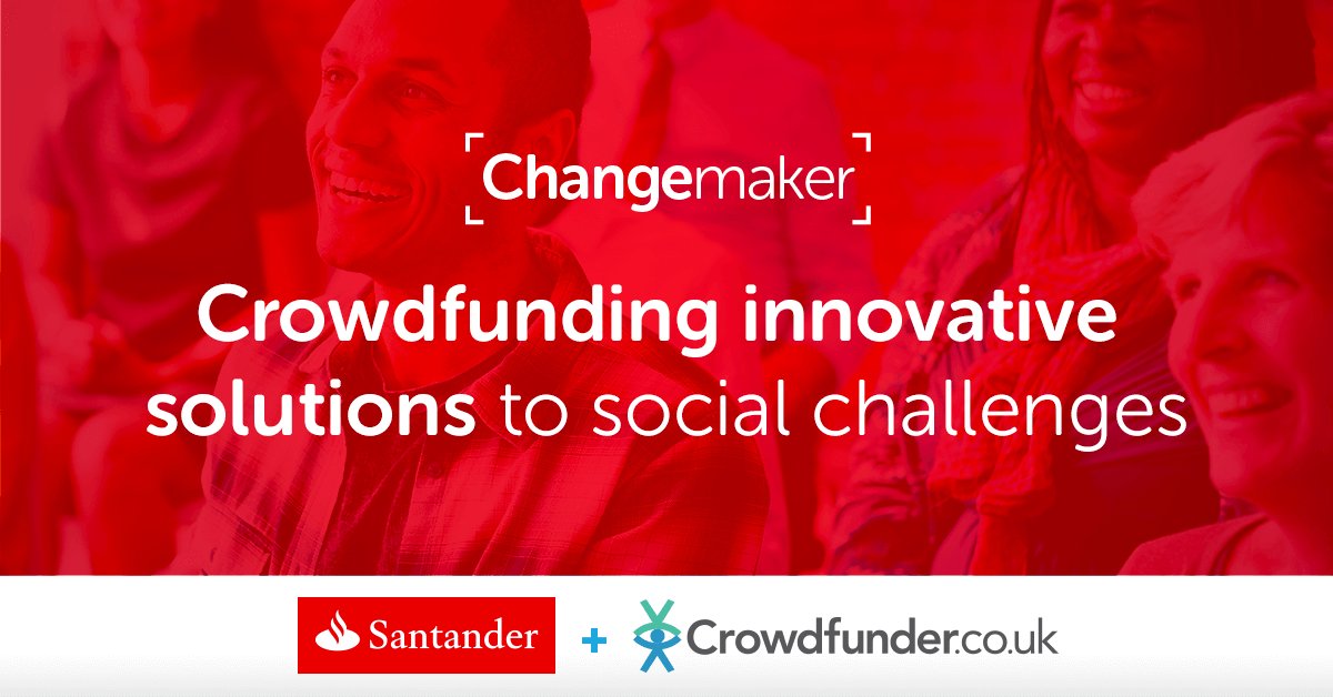 crowdfunderuk's tweet image. We are working with @SantanderUK to pledge up to £10,000 for projects that create social change. Find out more:

crowdfunder.co.uk/plus/santander…