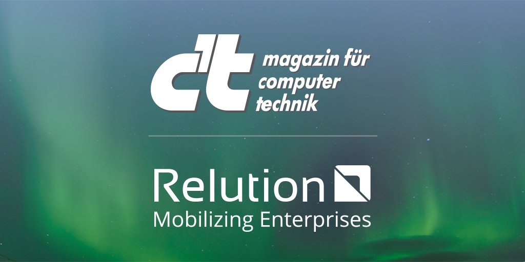 Relution has been mentioned in German c’t Magazine goo.gl/OtVtVi. Experience EMM &amp; sign up for free: live.relution.io/relution/porta… #EMM