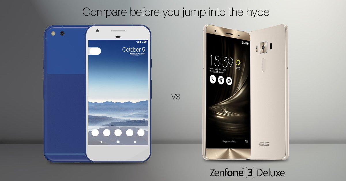 Google pixel vs asus zenfone 3 deluxe yacht