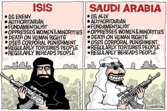 Criminal_Saudi's tweet image. ISIS vs. Saudi Arabia….
#unleashed_Saudi
#criminal_state