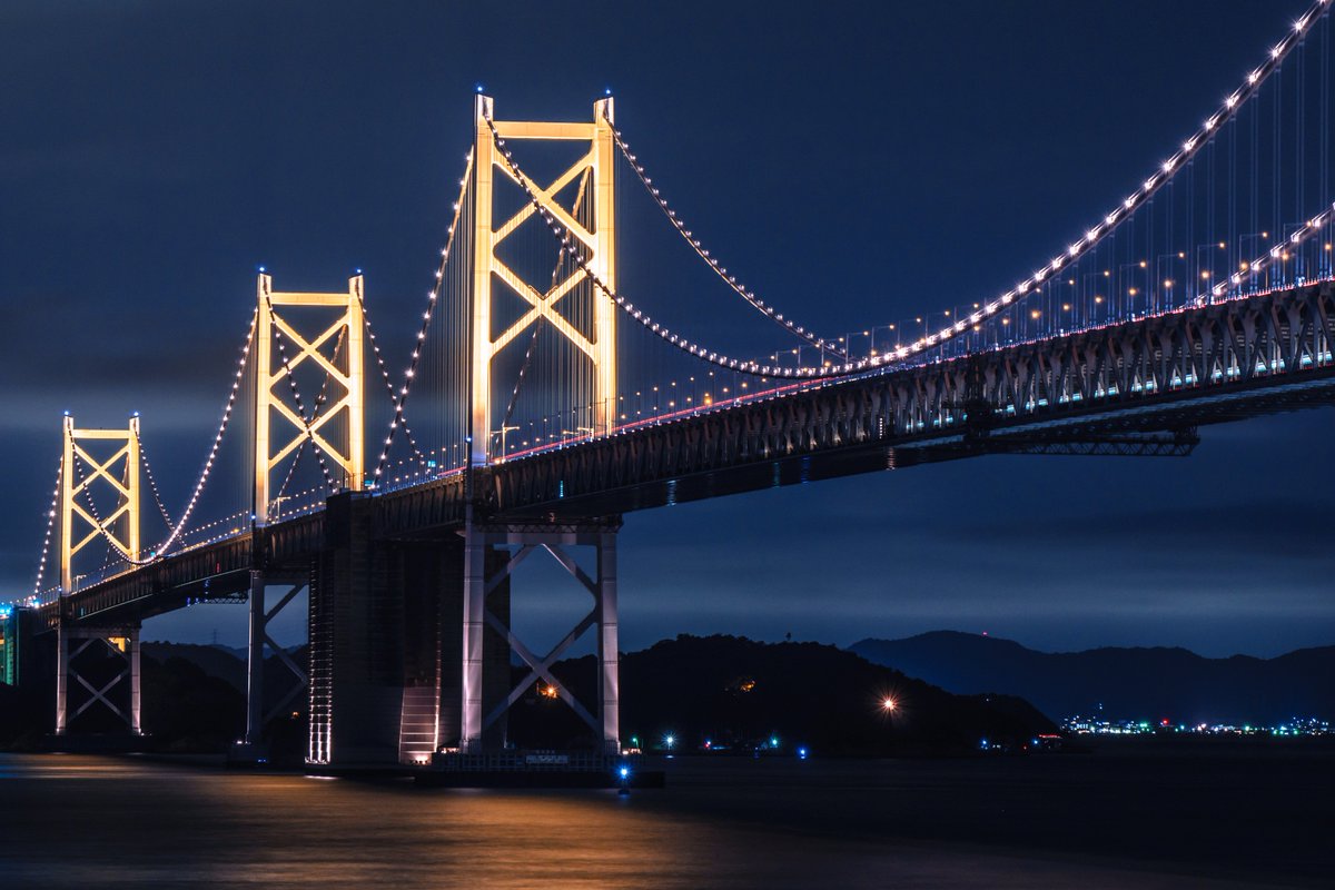 Keita うどん県 四国カメラ部 瀬戸大橋ライトアップ ファインダー越しの私の世界 写真好きな人と繋がりたい 香川県 うどん県 A6000 Sony 夜景 瀬戸大橋 瀬戸大橋ライトアップ 瀬戸内 瀬戸内海