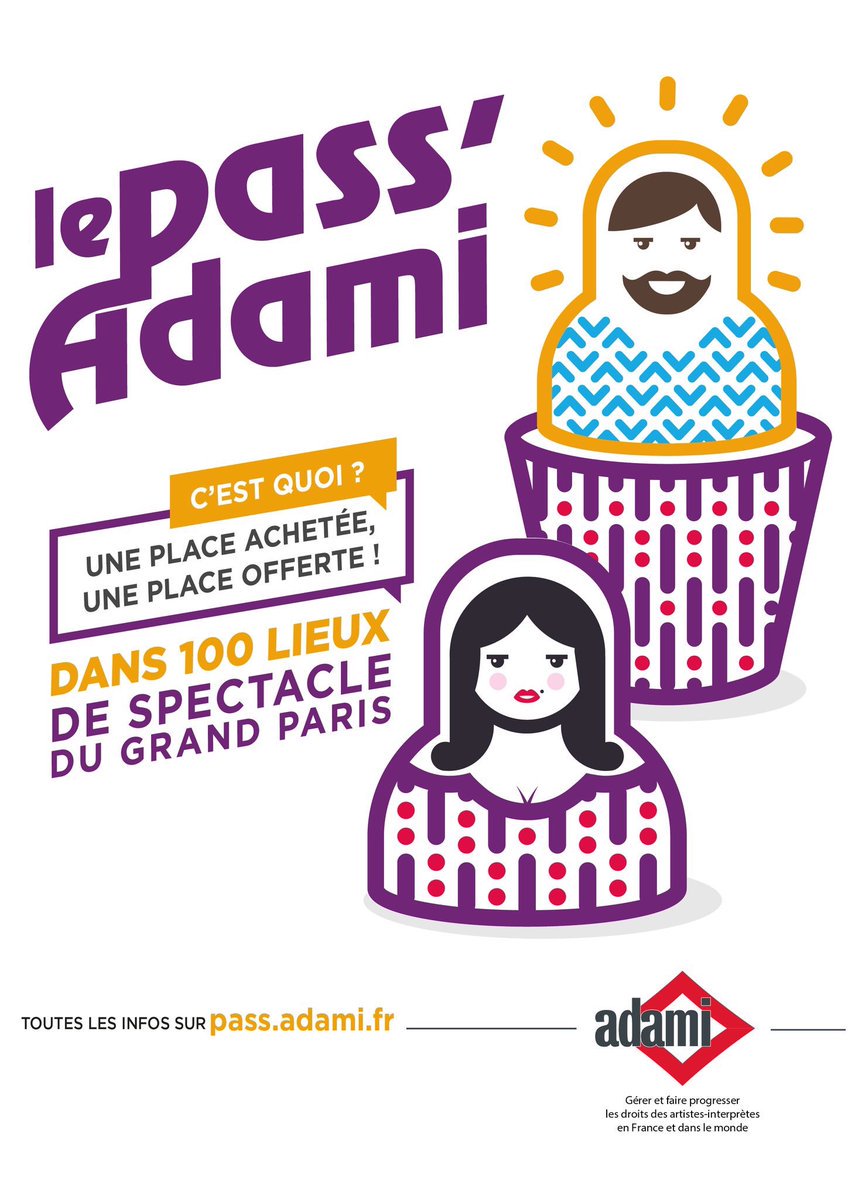 HeleneBergdoll's tweet photo. Avec le #PassAdami 1 place achetée 1 place offerte #KDO
@fredtestot à @COMEDIEDEPARIS
& d'autres spectacles ici https://t.co/gJc8aNQzbT https://t.co/olxPHnHitD