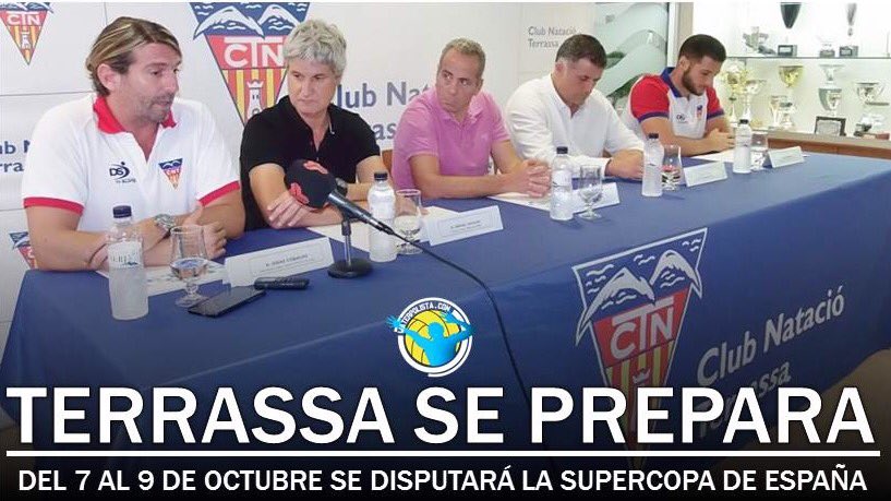 Terrassa será sede de la #SupercopaWP masculina, primera competición estatal de la temporada wp.me/p5bJvG-6ul