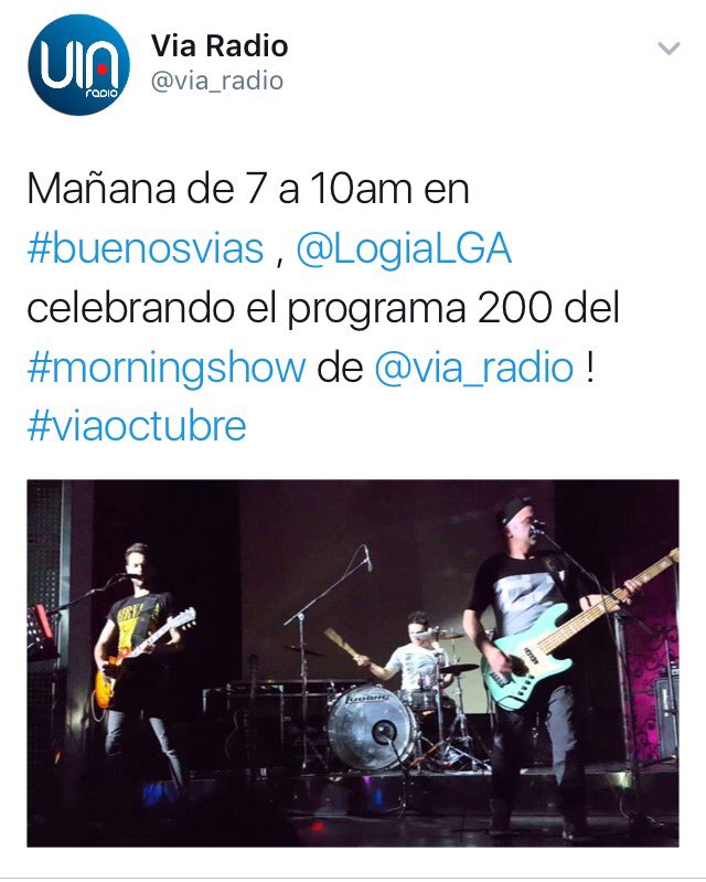 Presentaremos #CientosDeColores y hora exacta del lanzamiento del Videoclip @FansOPanorama <a href="/Alex_uVe_cf/">C.F Alex uVe</a> <a href="/via_radio/">Via Radio</a> <a href="/Fans_Lote/">LogiaCF</a>