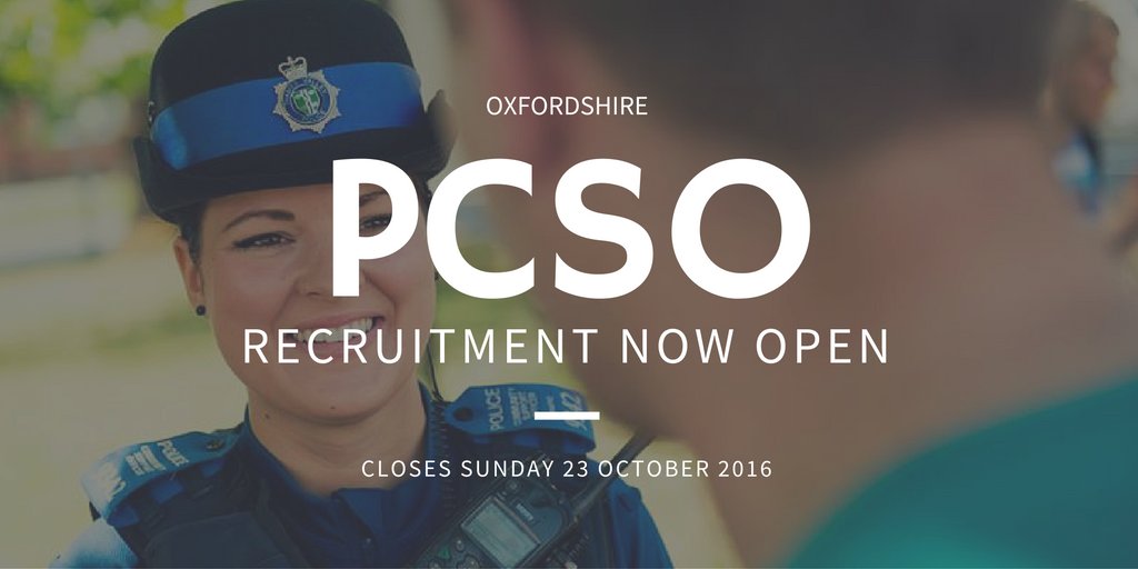ThamesVP's tweet photo. Join the team - we're recruiting PCSOs in #Oxfordshire! https://t.co/LnVtghtDEF https://t.co/FMyd8SQXHM