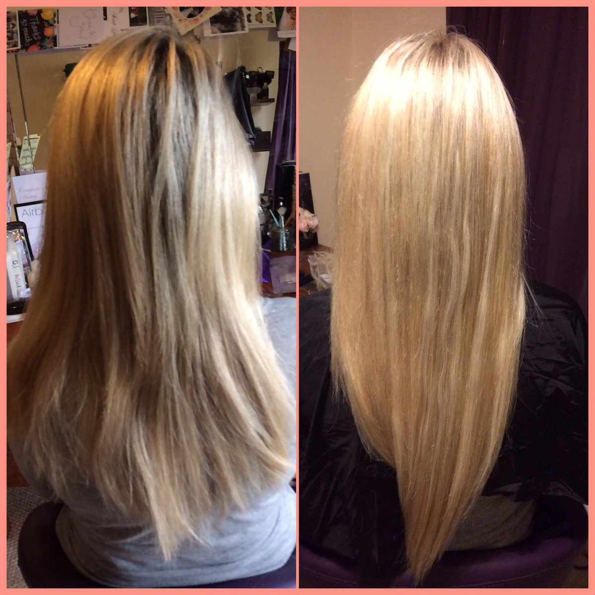 makeupwithdren's tweet image. Last nights #hairextensions client 💞 #microringextensions @Balmain #blonde #longhair #microloopextensions #somerset #uk