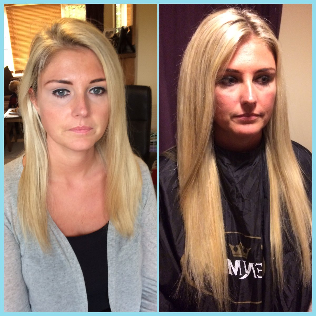 makeupwithdren's tweet image. Last nights #hairextensions client 💞 #microringextensions @Balmain #blonde #longhair #microloopextensions #somerset #uk