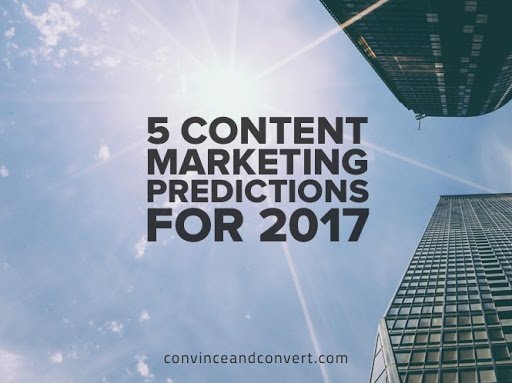 IanCleary's tweet image. 5 content #marketing predictions for 2017 from @jaybaer 
The future sounds bright! bit.ly/2b1w4md