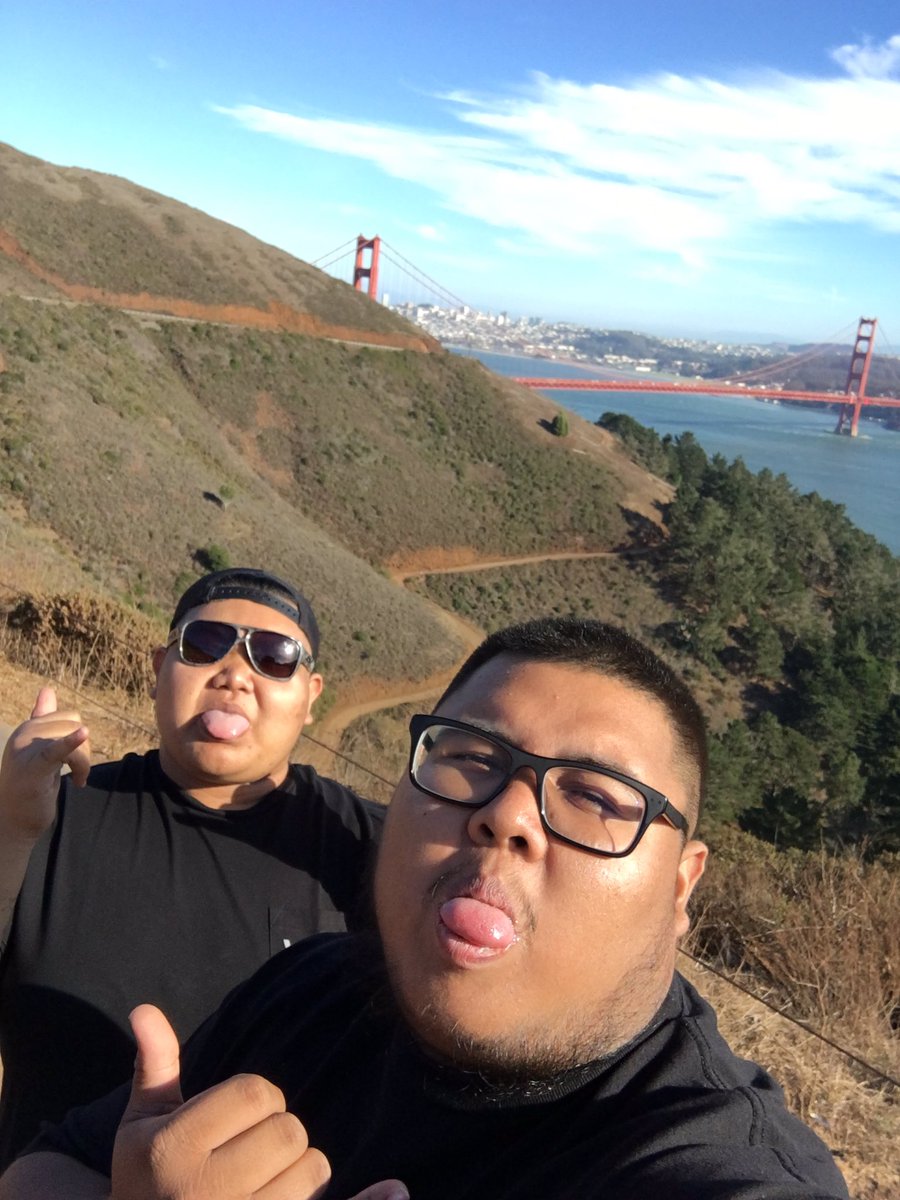 KaiiiChargualaf's tweet photo. It's always a great time meeting up with you! #SanFranTrip ✈️️🌉🏙👌🏽 https://t.co/DmTl5CGyJ2