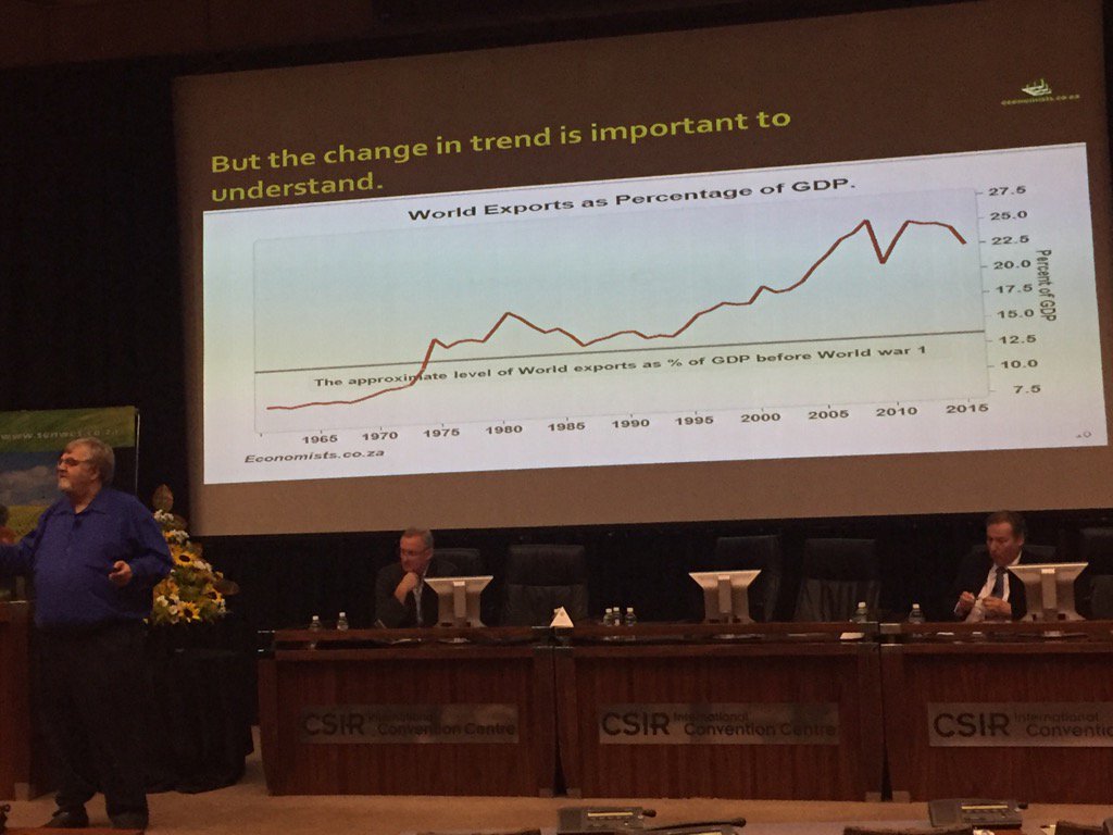 lindiestroebel's tweet photo. Protectionism influencing global trade @mikeschussler  Brexit, Trump, .... #AMT2016 https://t.co/HbFzJ0P97r