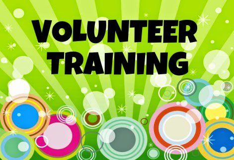Come to volunteer training at Koontz on Wednesday, September 28th from 5-7pm. Snacks will be served. Kids are welcome!