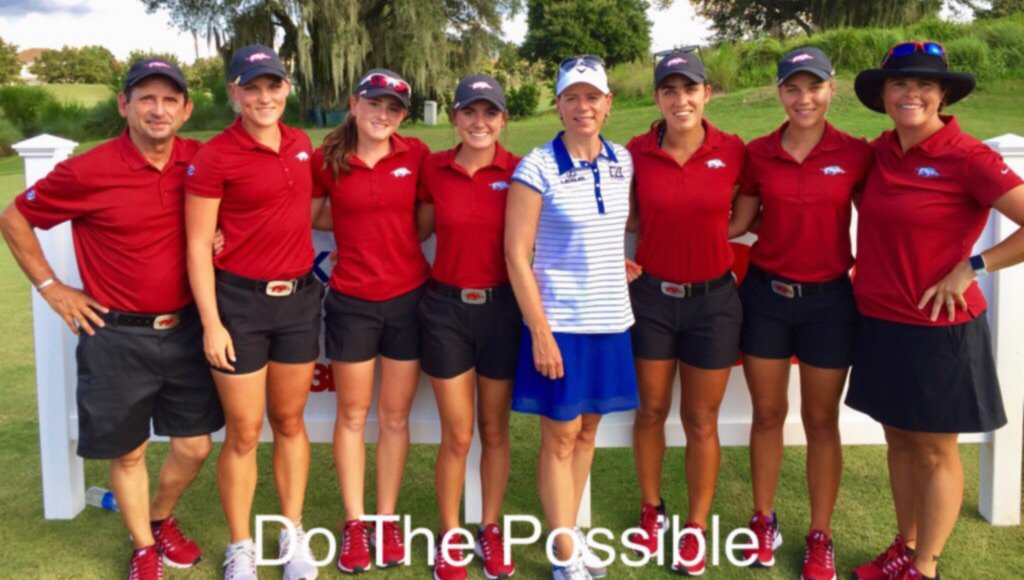 Proud of this group and a big congrats to <a href="/MariaFassi0/">maria fassi</a> for her individual title @ the Annika Intercollegiate! #gohogs