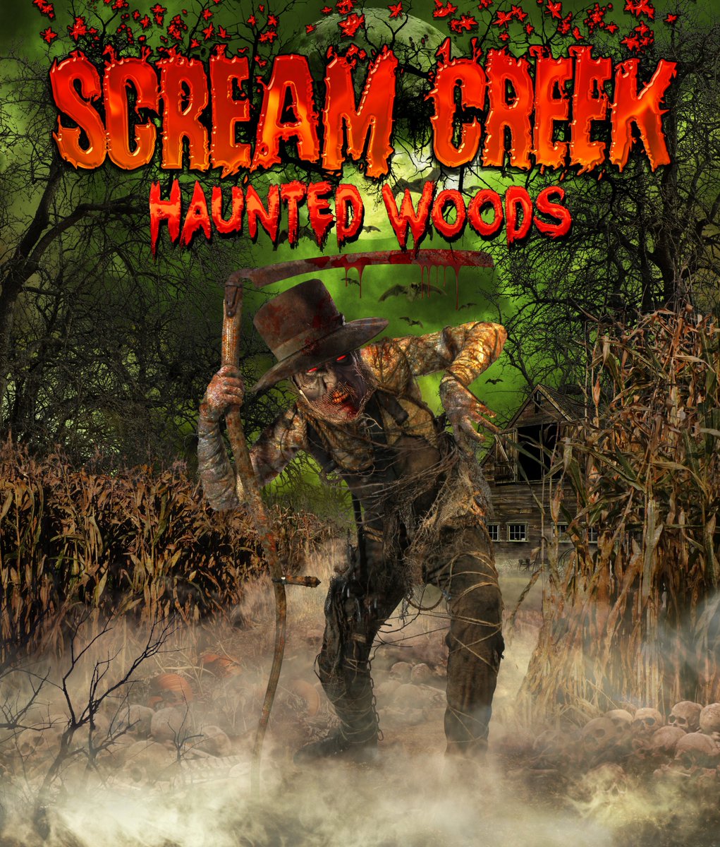 FallFamilyFun's tweet image. Scream Creek Haunted Attractions opening night is this Friday! Grab your friends and join us for the fright of your life!