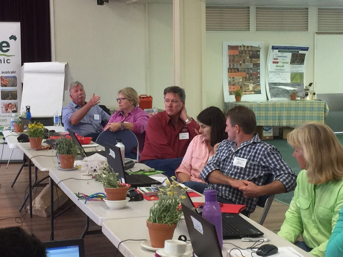 OBEOrganic's tweet photo. Productive conversations and sharing best practices today, day two of our forum in #Birdsville. #OBECPD #Grazier #AussieFarmer https://t.co/GBeEiHAXoy