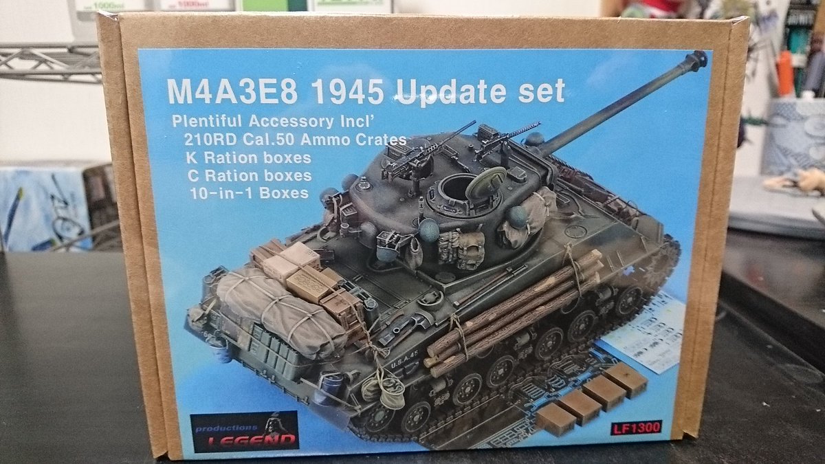 1/10 ガレージキットFURY War Daddy ブラッドピット完成品戦車 ウォーダディ扮するブラッド・ピット主演の戦車戦争映画「FURY」に登場