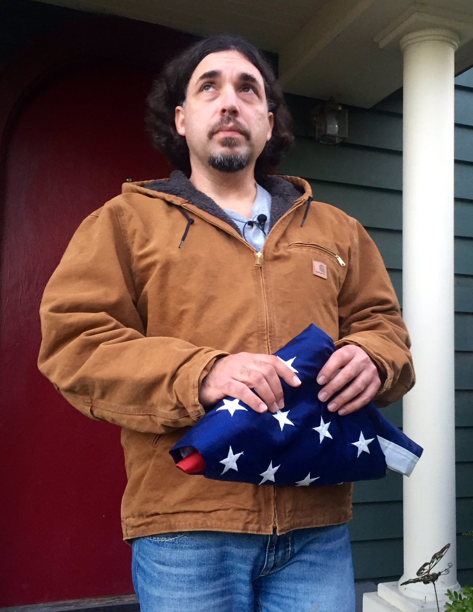 He had the most historically famous American flag for years --in his freezer, and didn't know it. See his story @11