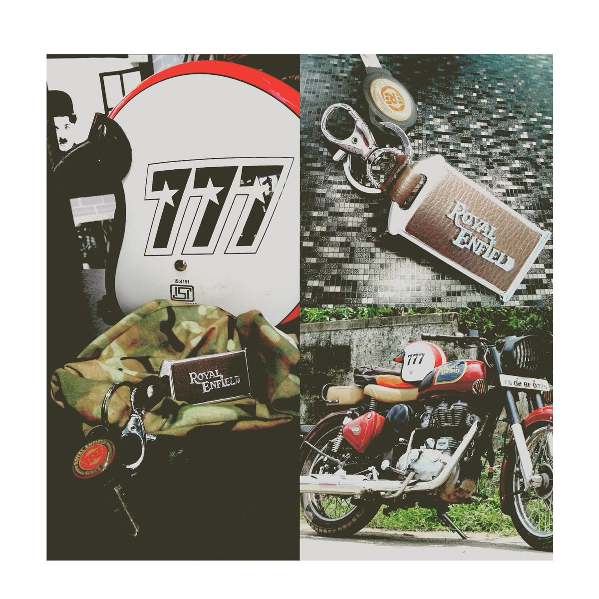 RavirajAjith's tweet image. #Craze #love #RE #Classic350 #Chestnut