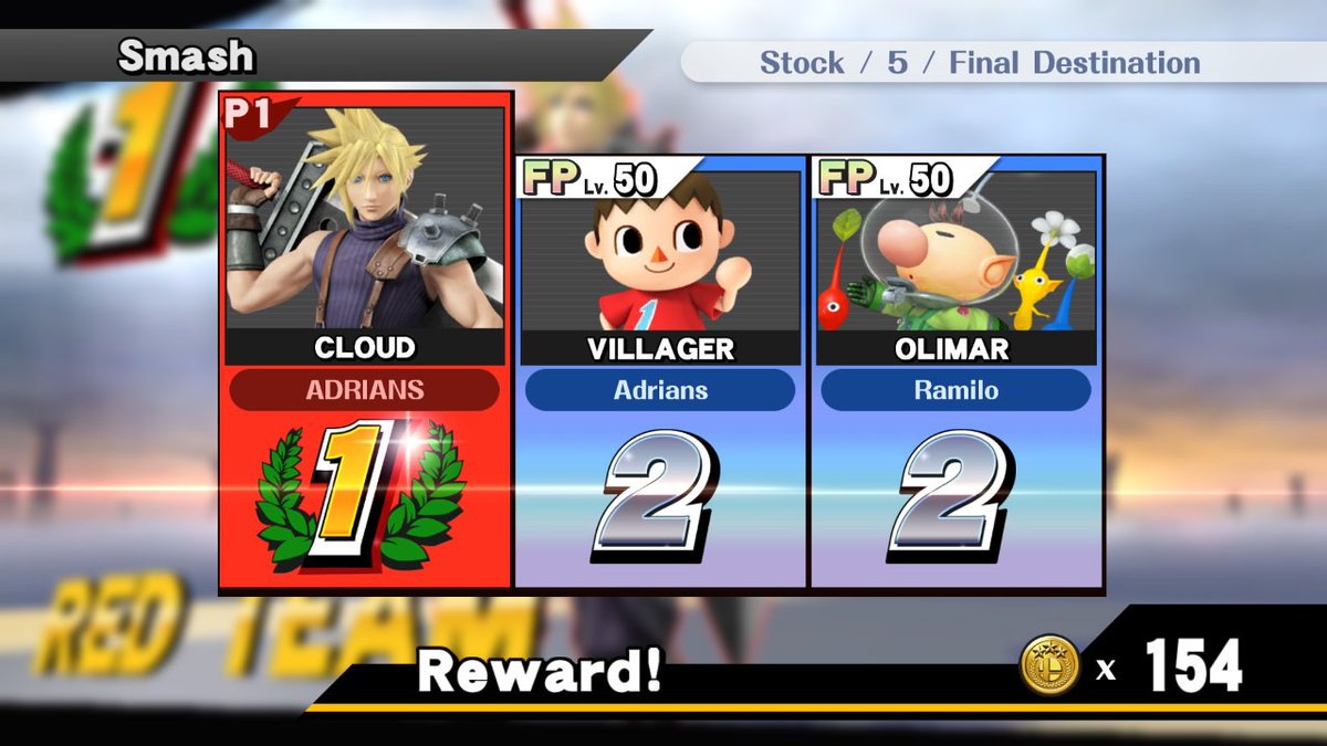 El_Adrians's tweet image. No podía vencer a mis amiibos en 2V1. Adivinen con quien sí #CloudOP #SmashBros #WiiU