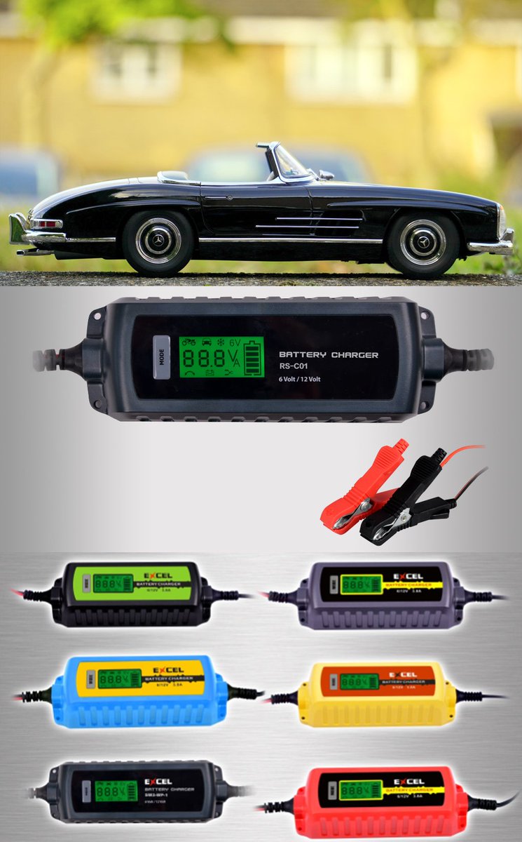 Classic Car 6 Volt Car Battery - Car Seat Baby