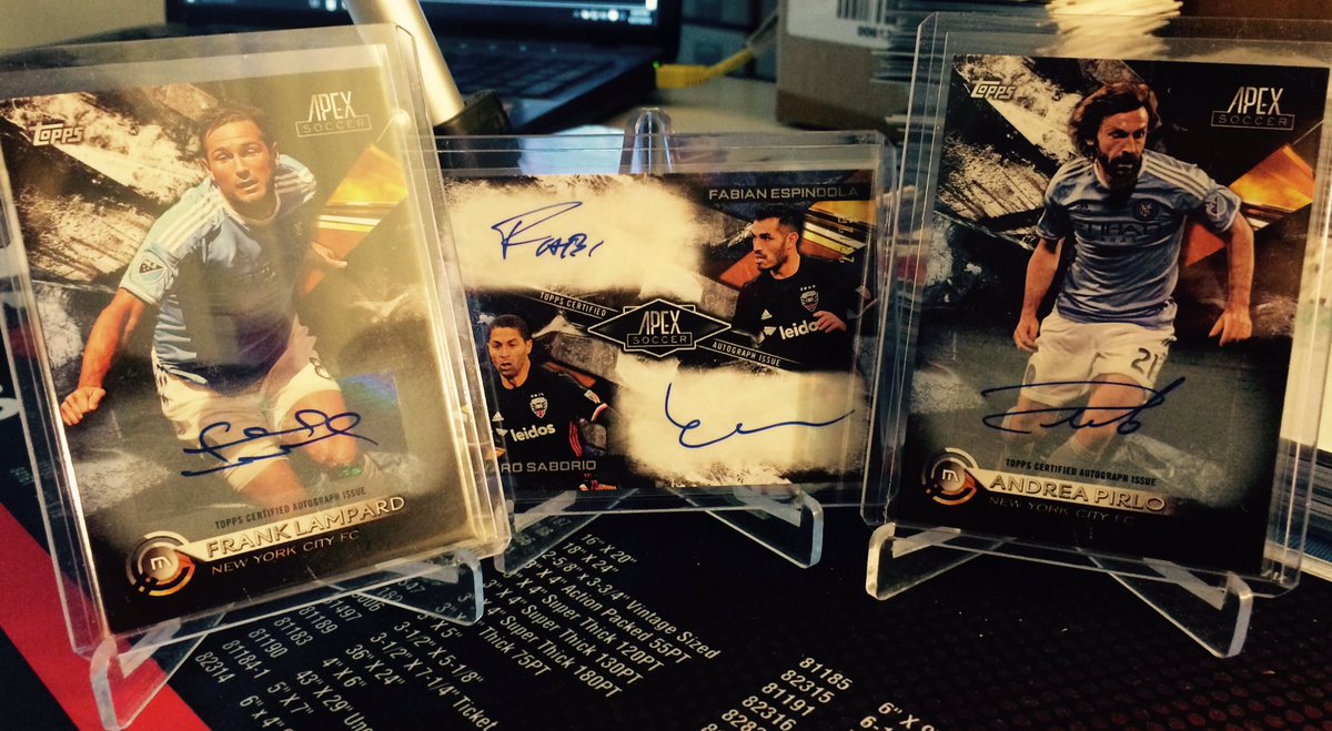 sudlorscards's tweet image. Topps Apex Soccer - #franklampard @Pirlo_official #dcunited #dualauto #sudlorscards Congrats to @dickmac999