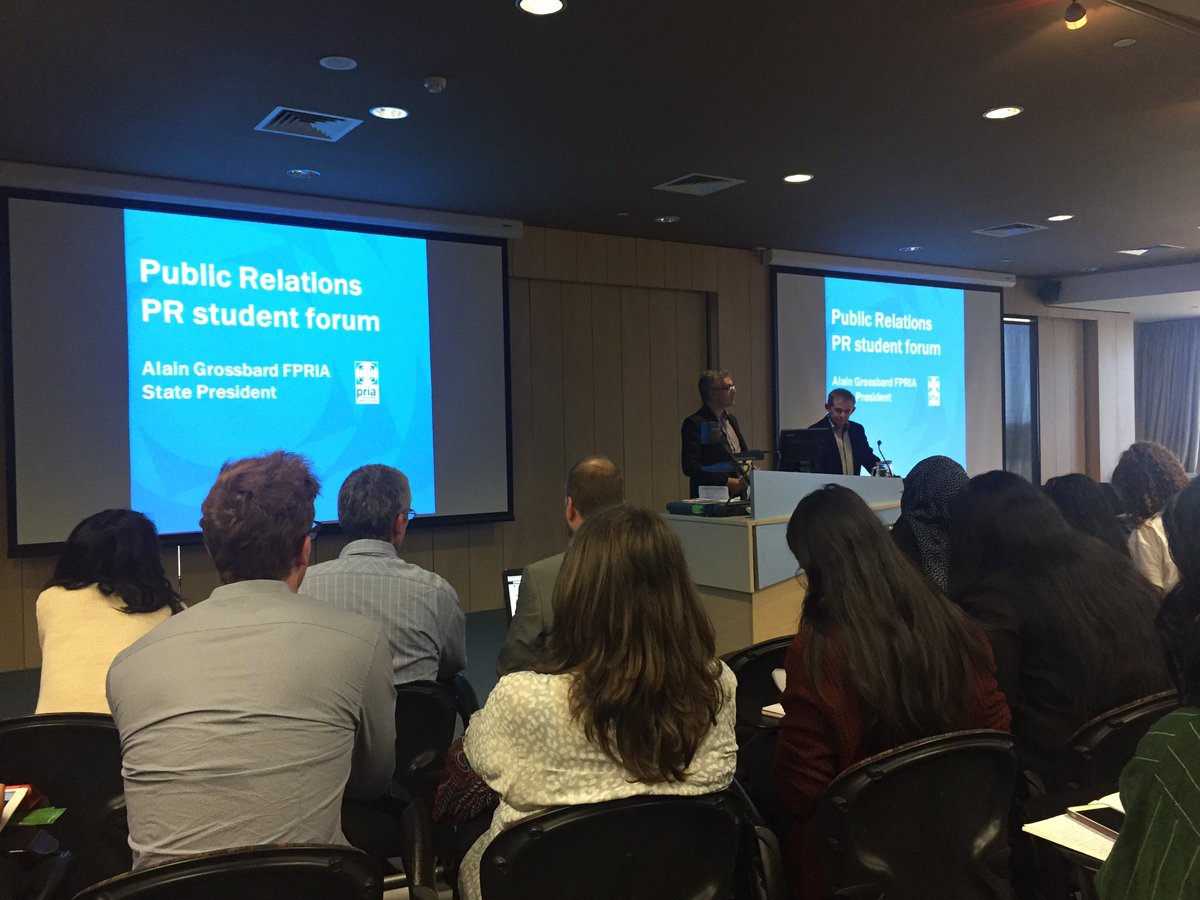 About to hear from Alain Grossbard, president of the PRIA #prmc16