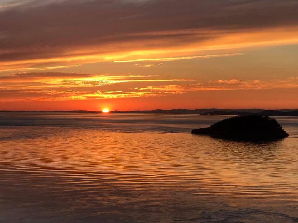Whoa! Tuesday sunset from Whidbey island and deception pass bridge, taken by Jonathan Phillips. Thanks for sharing!