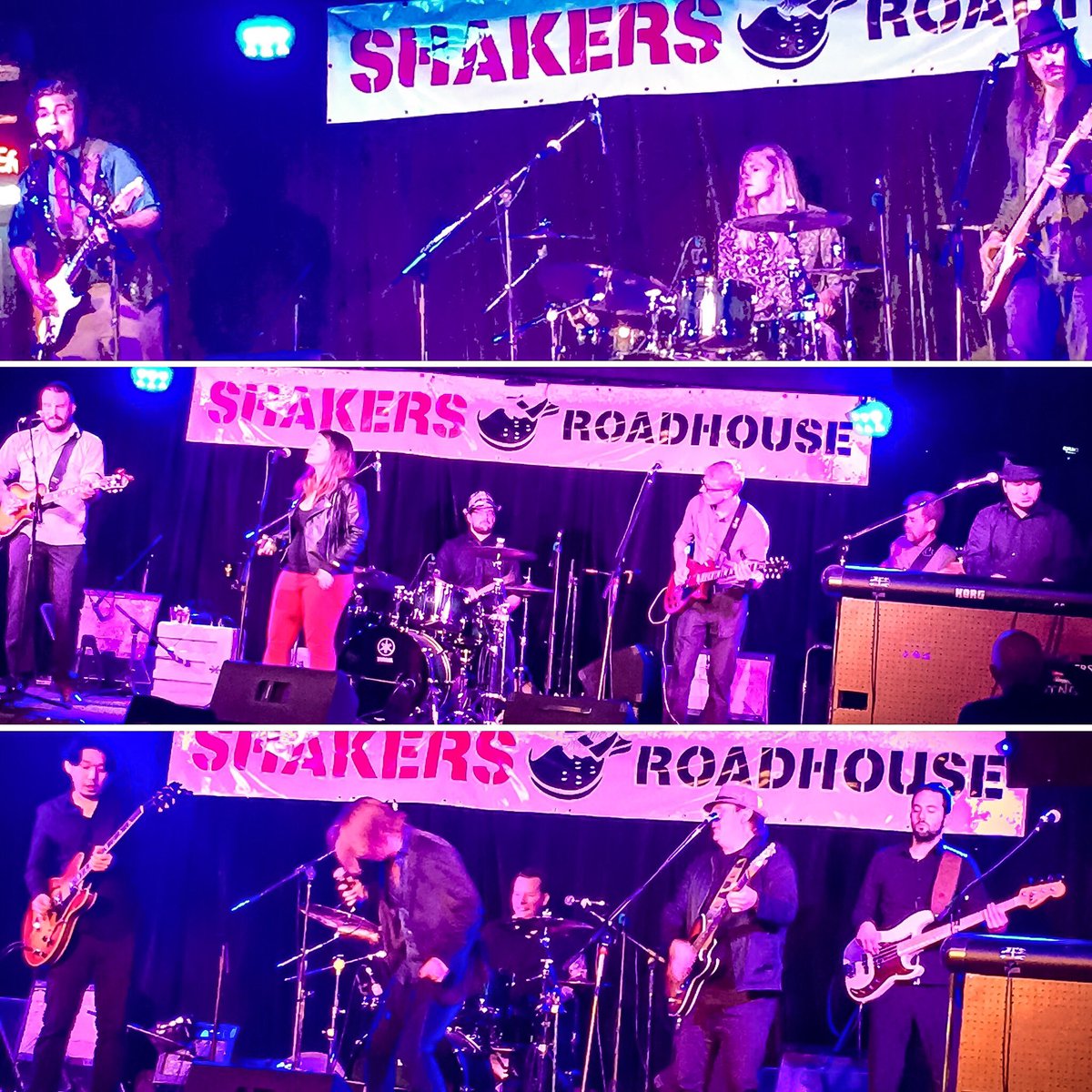 s_cynandj's tweet photo. Memphis Bound Blues Challenge 2016 Band #ShakersRoadhouse @ShakersRH #yegmusic @BarsnBandsYEG 🎼🎤🎸
Blues Puppy Trio; Van Funk; Boogie Patrol https://t.co/CDU7svEaJW