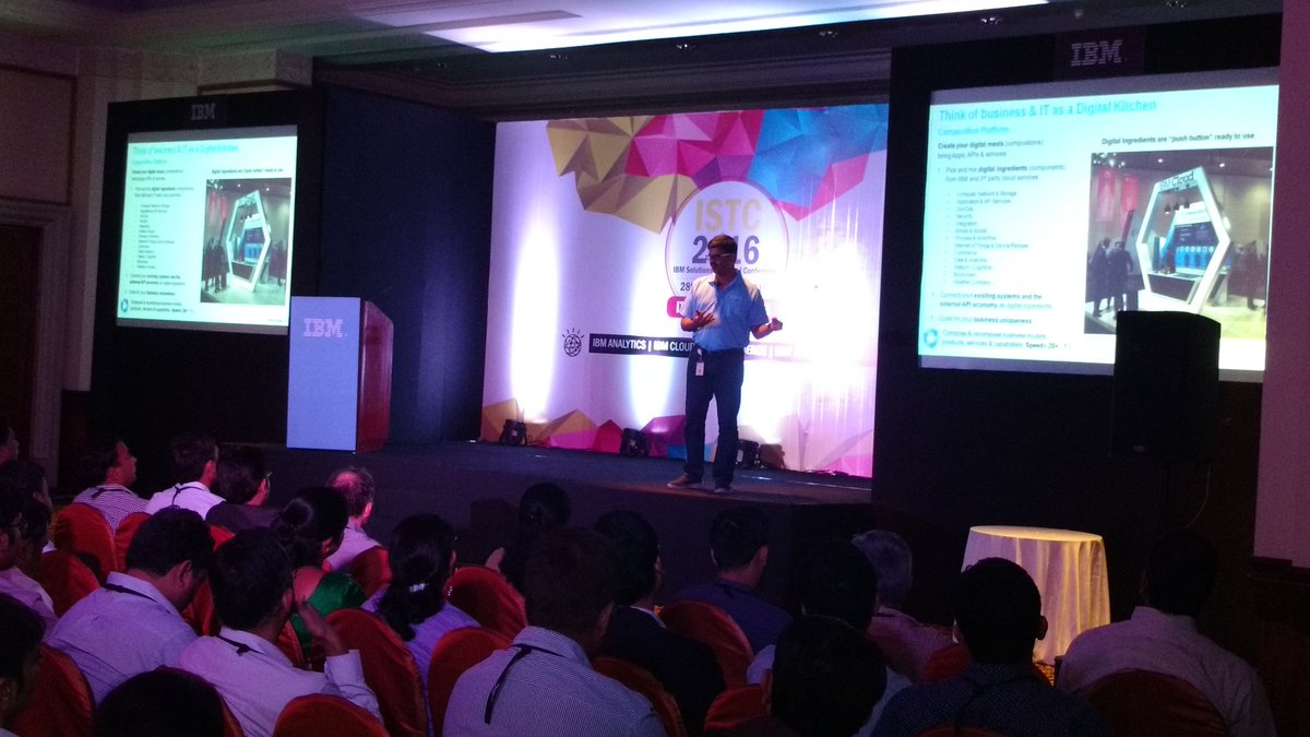 sreek's tweet photo. Get details on all the ingredients for the digital kitchen - Vamsi #istc2016 https://t.co/5qIXTvbZ5f