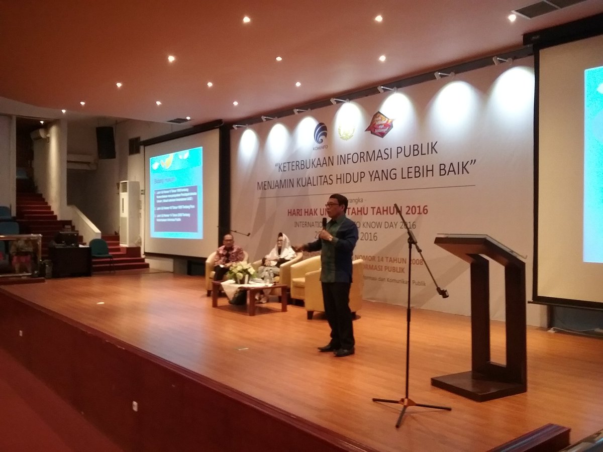 Bp.Ismail C: Perubahan yg dibawa UU KIP bkn hny membuka yg tertutup, tp mengubah mindset cara berpikir ttg informasi