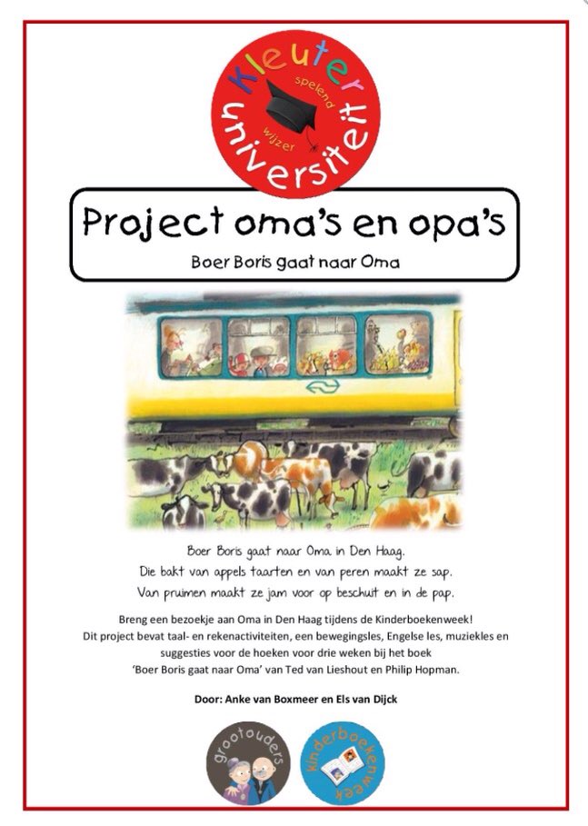 Boer Boris gaat vanmiddag naar Oma. Ga je mee <a href="/kleuteruni/">Kleuteruniversiteit</a> ? kleuteruniversiteit.nl/winkel/omas-en…