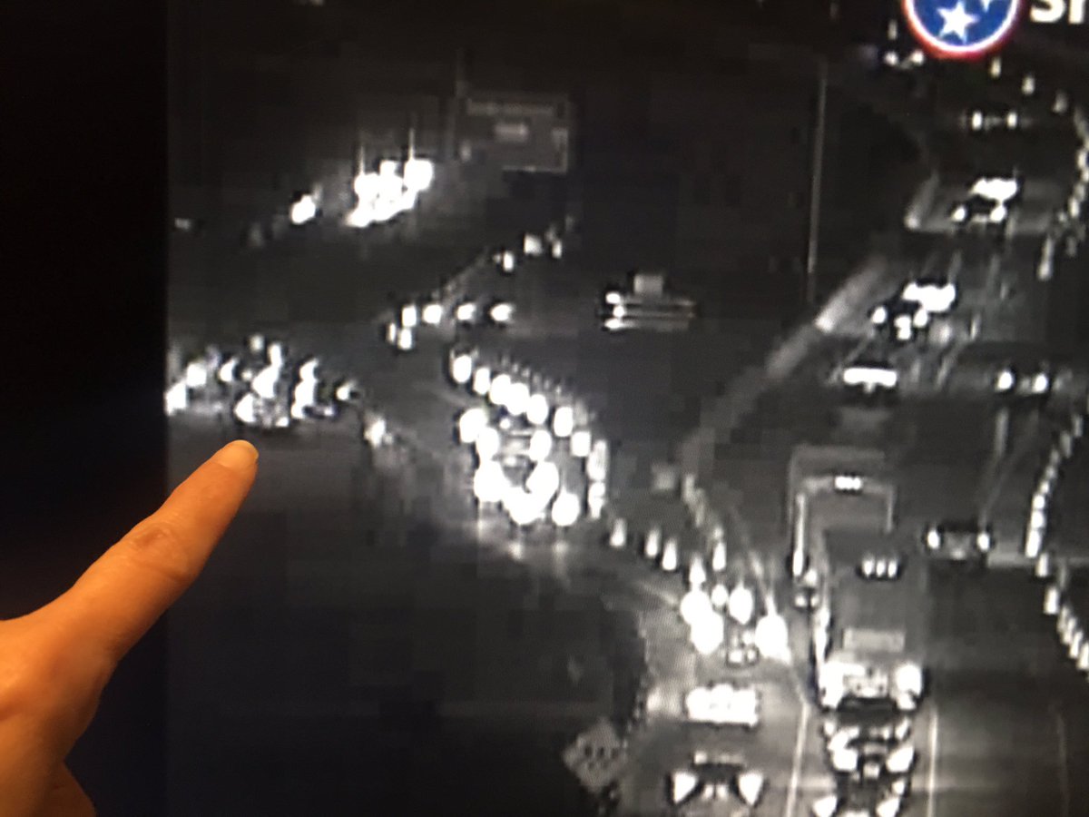 Motorist just moved cars to the left shoulder. Expect delays if you continue into Sam Cooper. I-40W center lane open