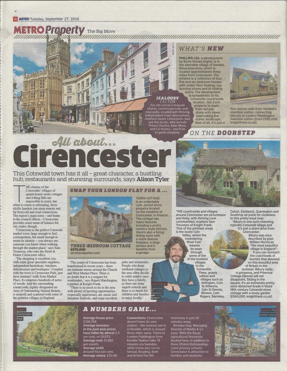 mac_cirencester's tweet photo. Martin & Co #Cirencester's director @brendanjkay quoted in the #MetroProperty section. https://t.co/FT4aVs3xEz