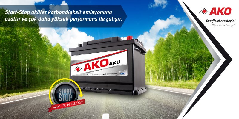 Daha yeşil bir yaşam için, Start - Stop akü.
#akoakü #starstop
