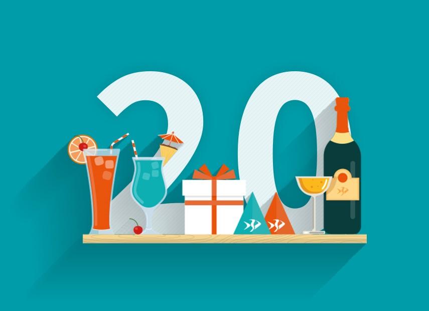 Net_Concept_'s tweet photo. Jour J :) ! Hâte de fêter nos 20 ans avec vous ! #anniversaire #netconcept https://t.co/d8pXzJKPNE