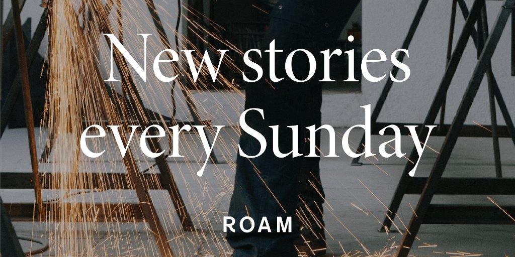 ROAM_mag's tweet photo. #ROAMMagazine posts a new story every Sunday. For a Twitter update when each story goes live, like this tweet. https://t.co/L5WyC0GnfA