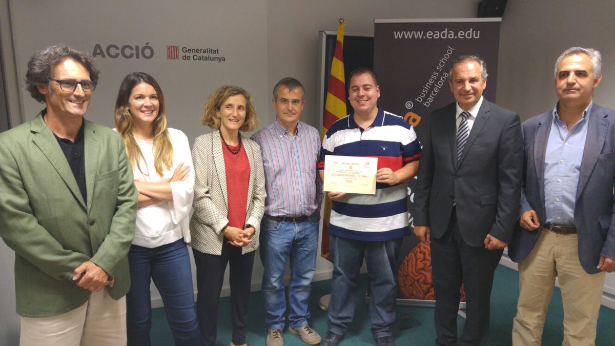 EADABusiness's tweet photo. 2º premio del Programa MAP @accio_cat y @EADABusiness a #APODEC. Enhorabuena! https://t.co/eDpI0mxWdR