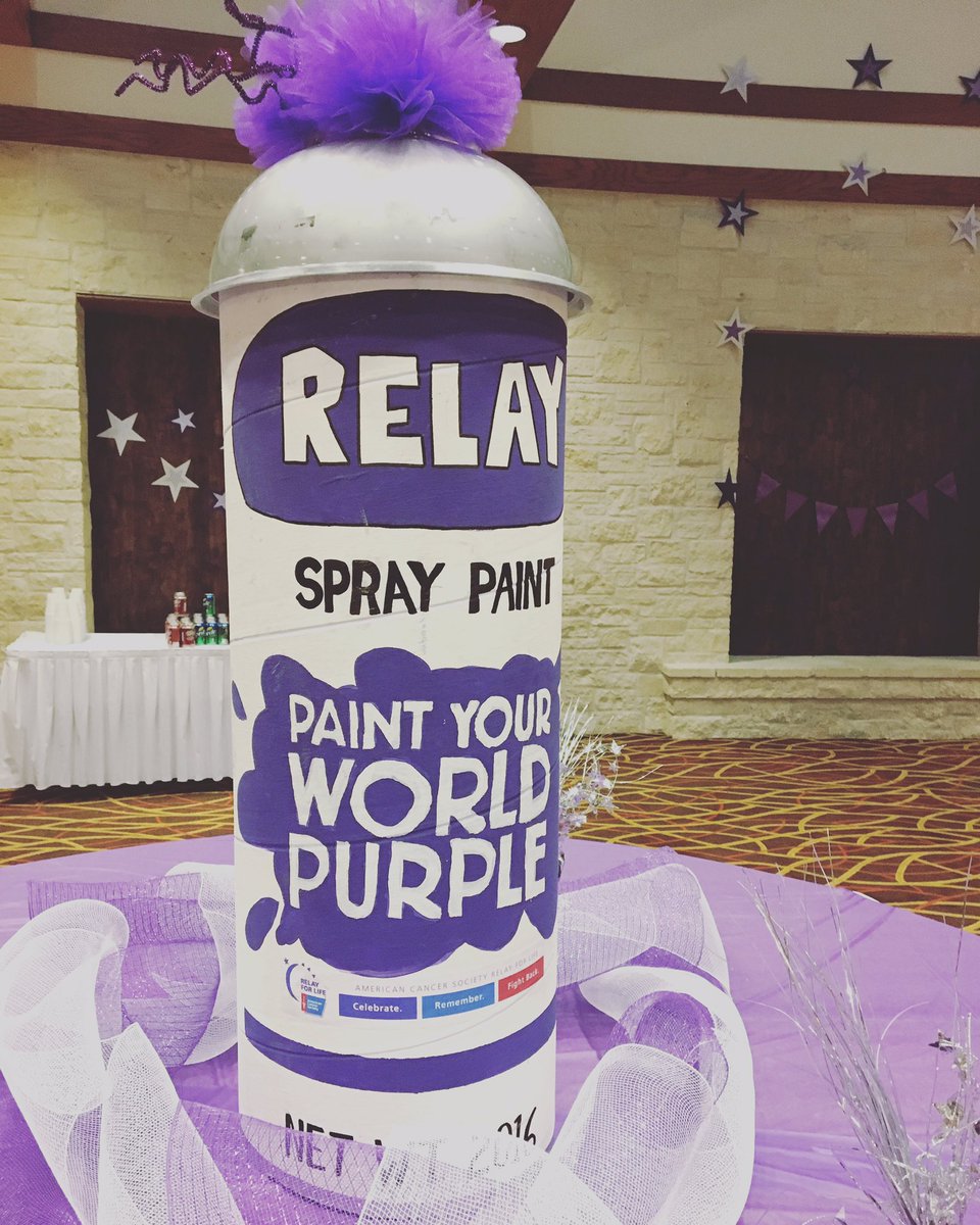 Go Relay !  #SouthTerrioty #paintyourworldpurple