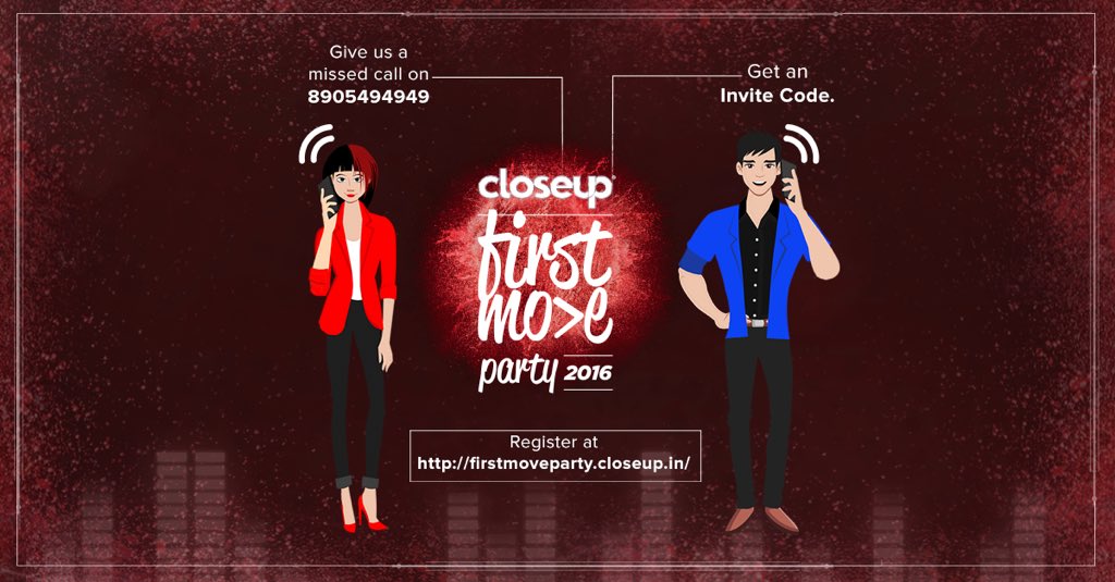 CloseUpIndia's tweet photo. It's almost time! Call now and stand a chance to attend the #closeupfirstmoveparty! https://t.co/TKS8mnLed1