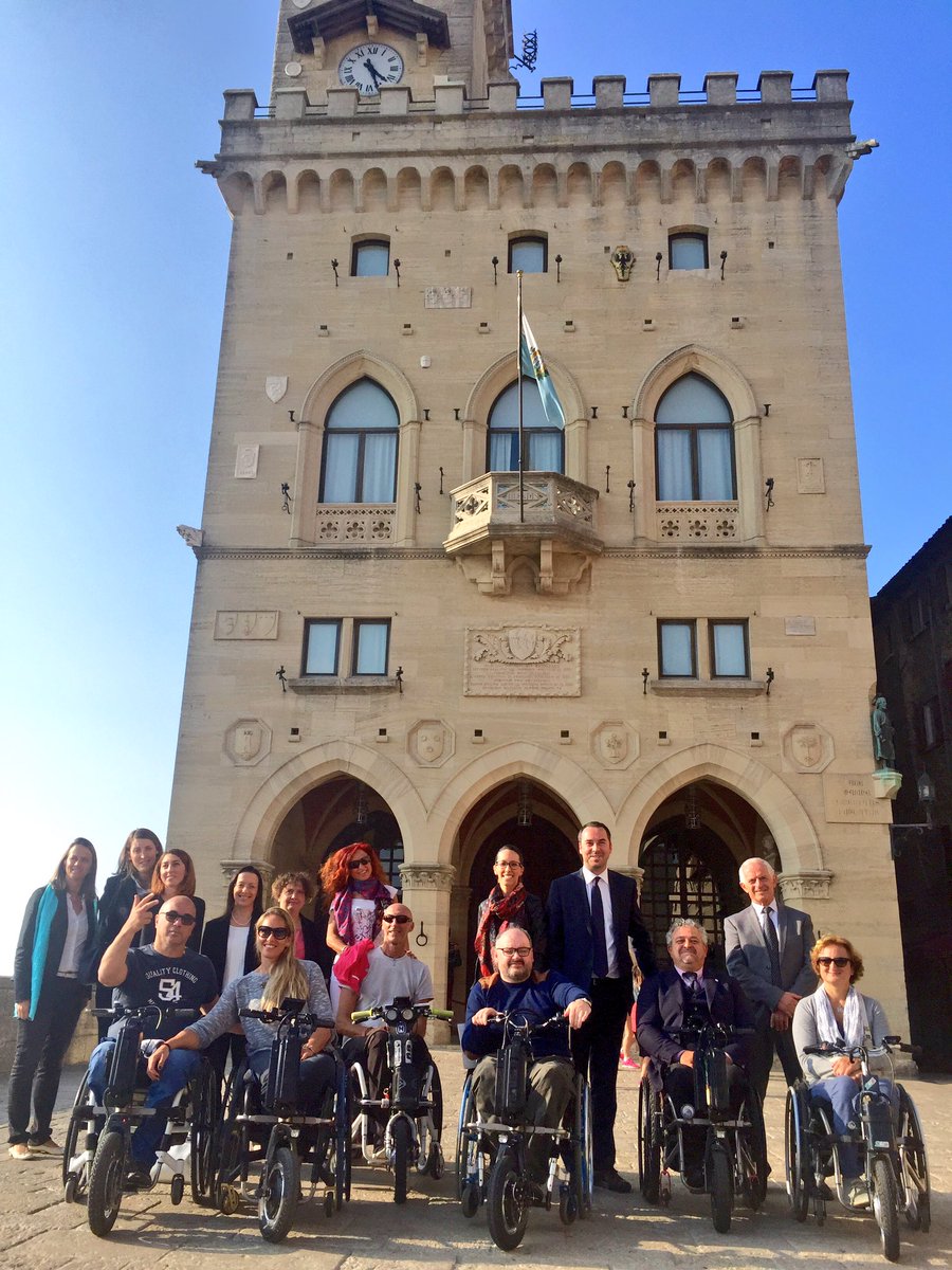 A #giornatamondialedelturismo <a href="/dorolonfernini/">teodoro lonfernini</a> presenta progetto #triride per una #sanmarino più accessibile da tutti