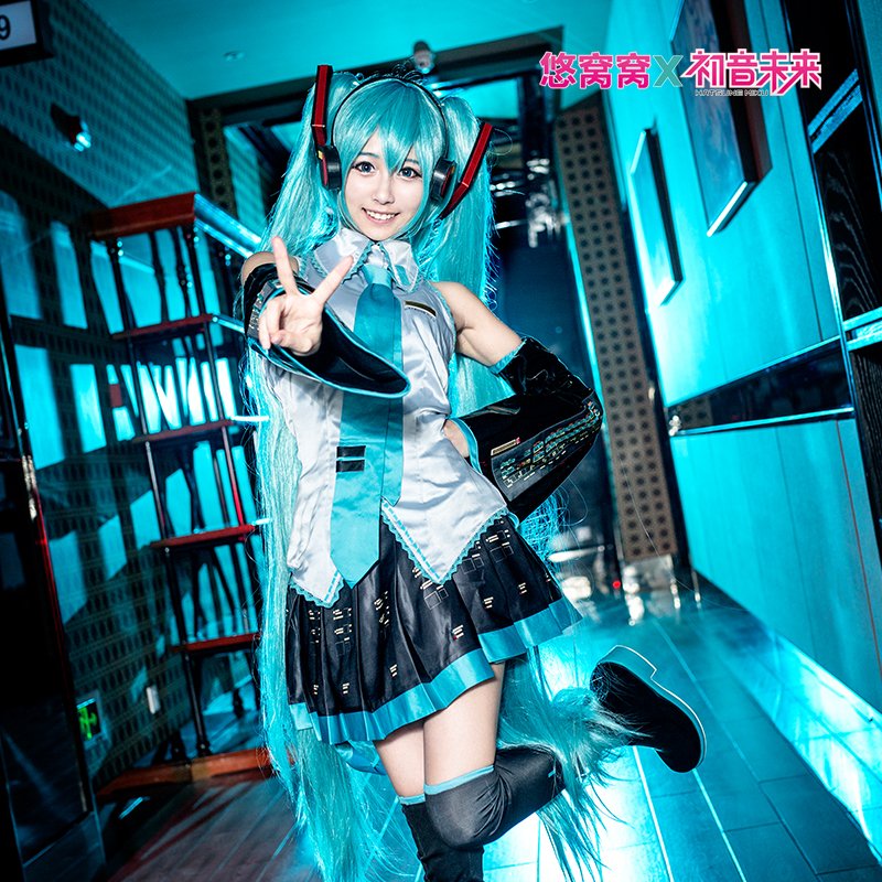 Uwowo製品】90日目安 初音ミク 風 コスプレ はつね ミク